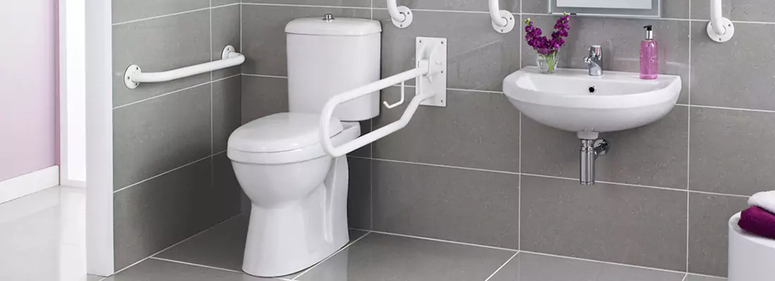 Modern Handicap Bathroom Solutions with Safety Features in North Miami, FL